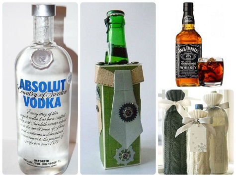 Что подарить дяде на Новый год - бутылочку хорошего алкоголя