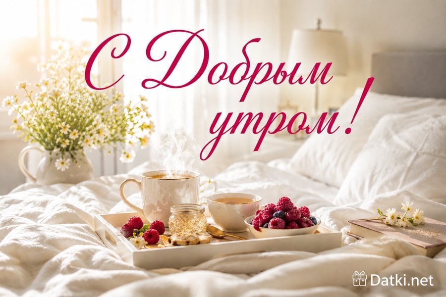 Картинка доброе утро — открытка с добрым утром — 300670