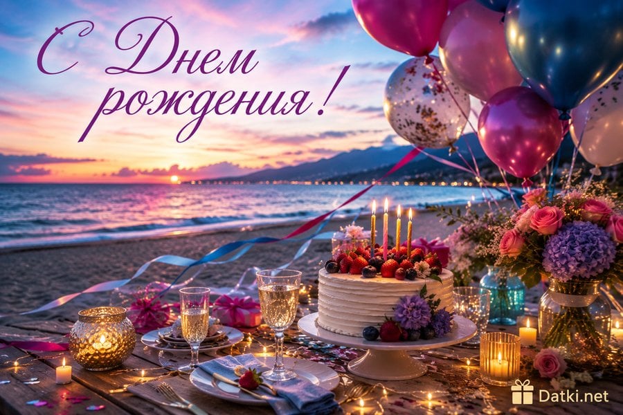 Изображение с днём рождения — с юбилеем