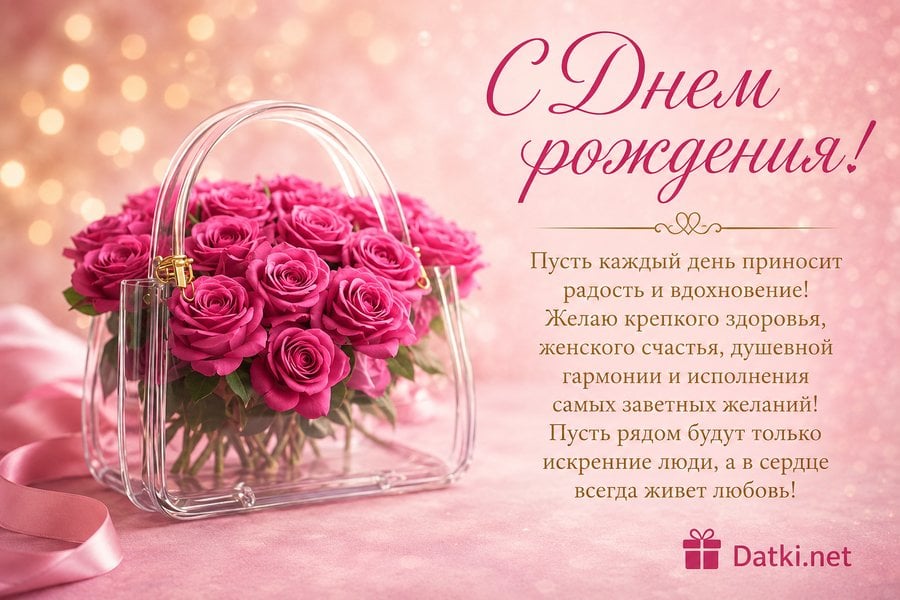 Изображение с днём рождения — желаем радости и удачи