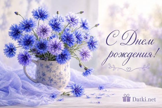 Изображение с днём рождения девушке — милая, с праздником