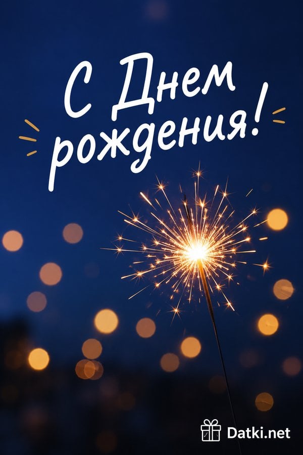 Картинка с днём рождения другу — пусть мечты становятся реальностью