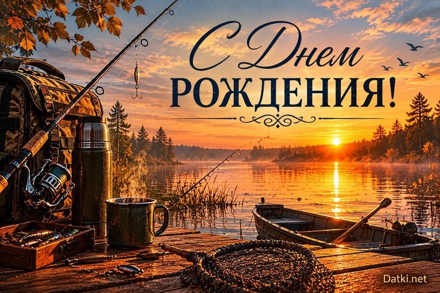 Открытка с днём рождения мужчине — с праздником