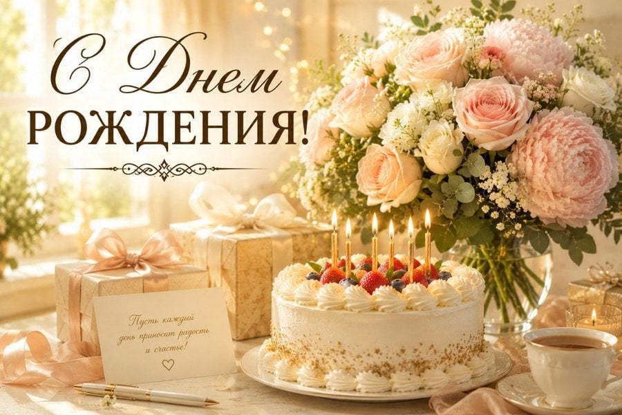 Изображение с днём рождения мужчине — крепкого здоровья