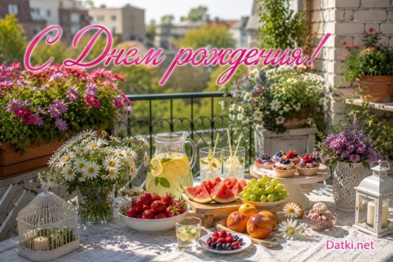Картинка с днём рождения женщине — с ДР