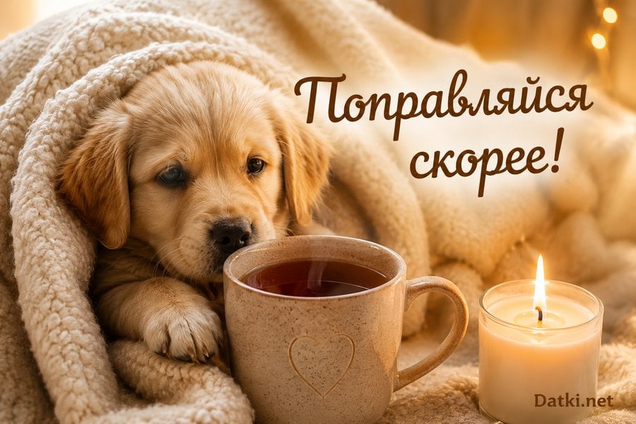 Изображение выздоравливай — пожелание выздоровления — 300737