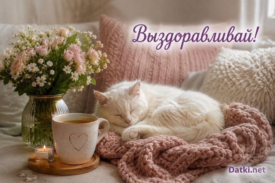 Картинка выздоравливай — скорейшего выздоровления — 300751