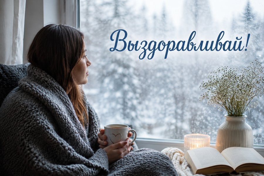 Картинка выздоравливай — желаем выздоровления — 300775