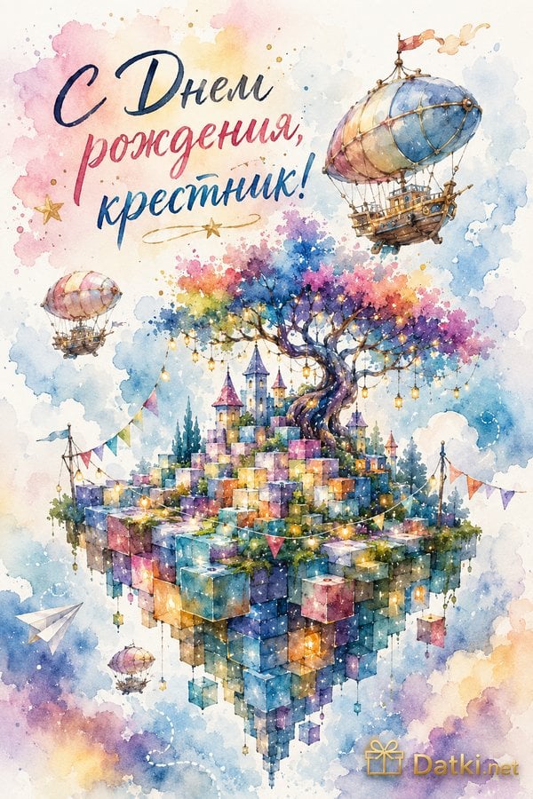 Изображение с днём рождения крестнику — ярких впечатлений