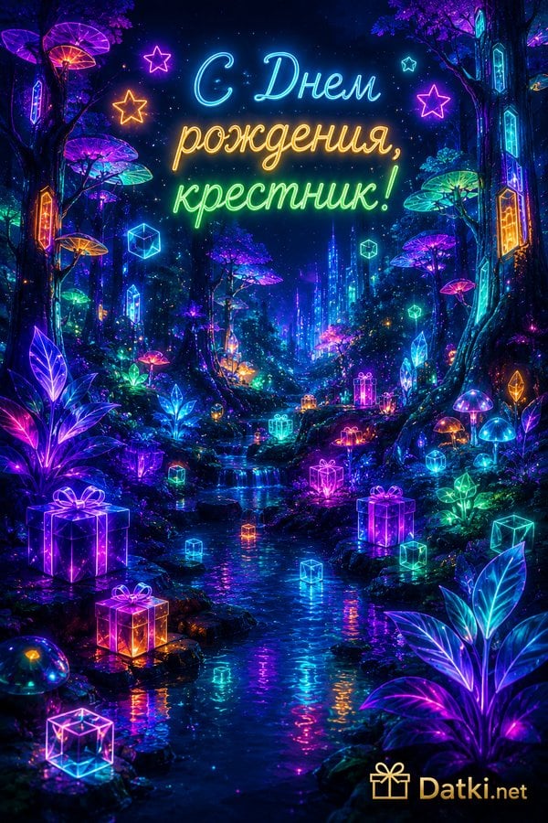 Изображение с днём рождения крестнику — здоровья и бодрости
