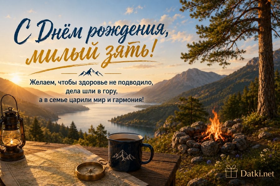 Изображение с днём рождения зятю — только хороших новостей