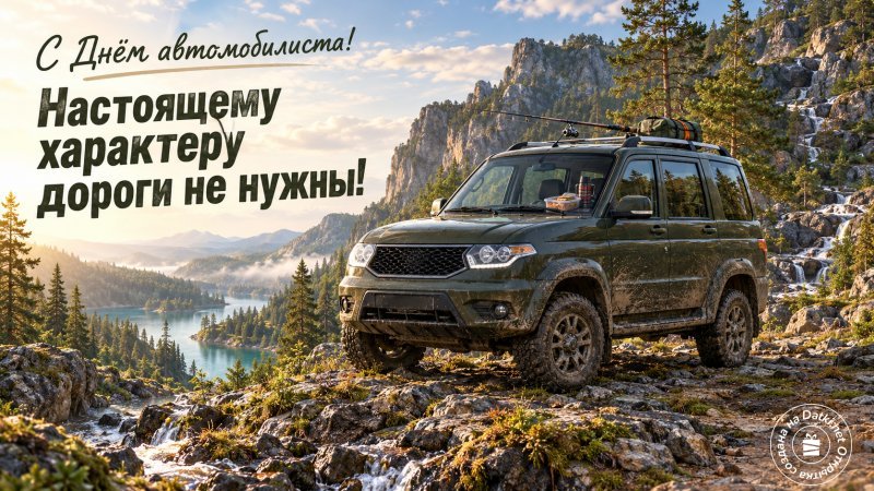Картинка с днем автомобилиста — с тёплыми пожеланиями