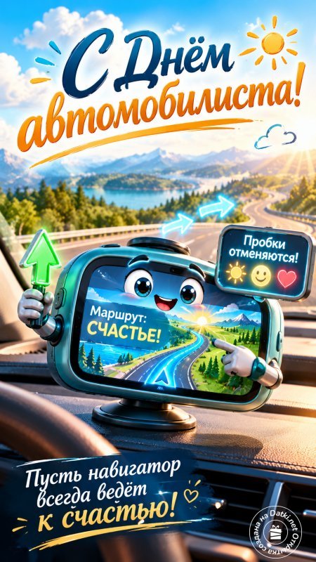 Картинка с днем автомобилиста — искренние поздравления