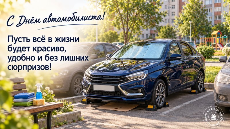 Изображение с днем автомобилиста — пусть сбудутся мечты
