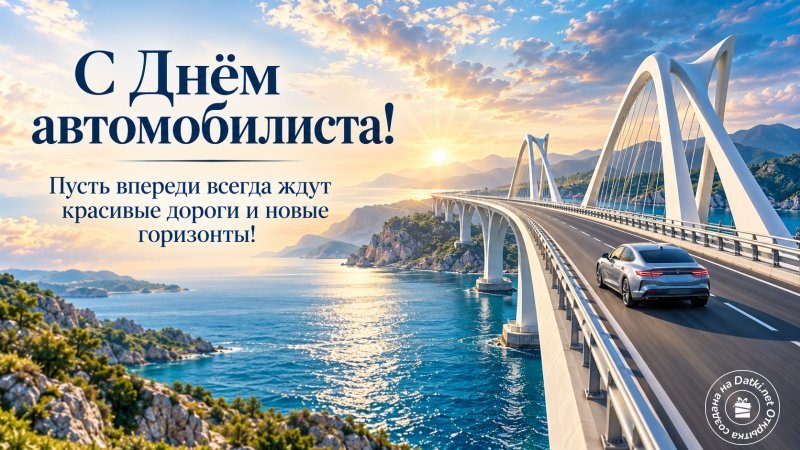 Картинка с днем автомобилиста — искренние поздравления