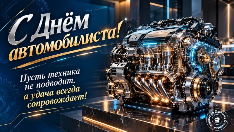 Картинка с днем автомобилиста — с тёплыми пожеланиями
