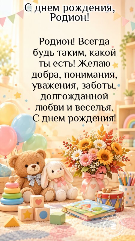 Открытка с днём рождения — всего самого лучшего в этот день