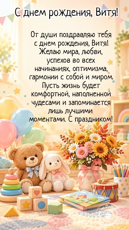 Изображение с днём рождения — с чудесным праздником