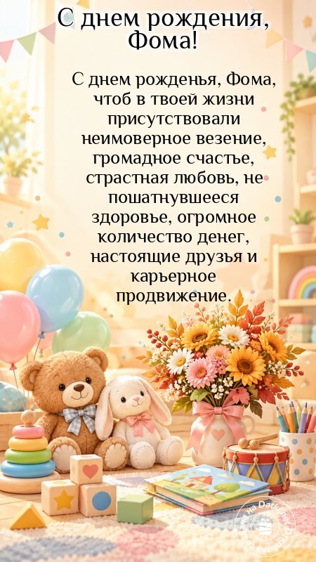 Открытка с днём рождения — всего самого лучшего в этот день