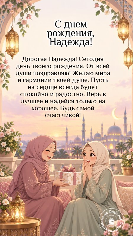 Открытка с днём рождения — теплые именинные поздравления