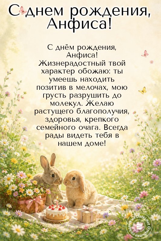 Изображение с днём рождения — только приятных сюрпризов