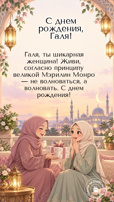 Открытка с днём рождения — веселья и радости