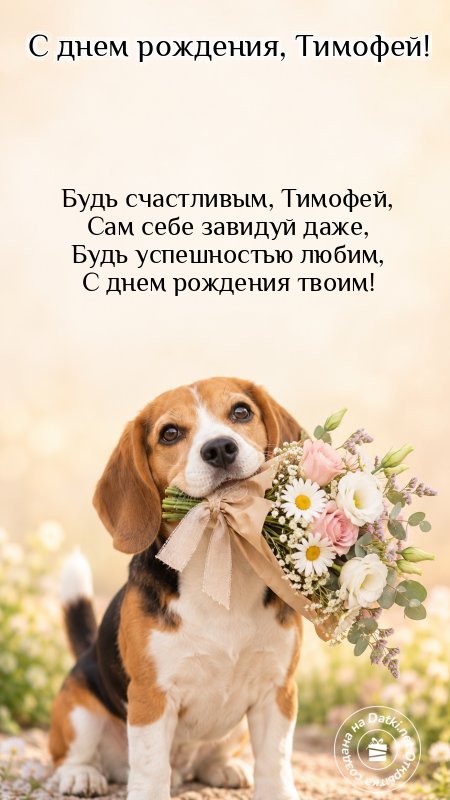 Открытка с днём рождения — праздничное настроение