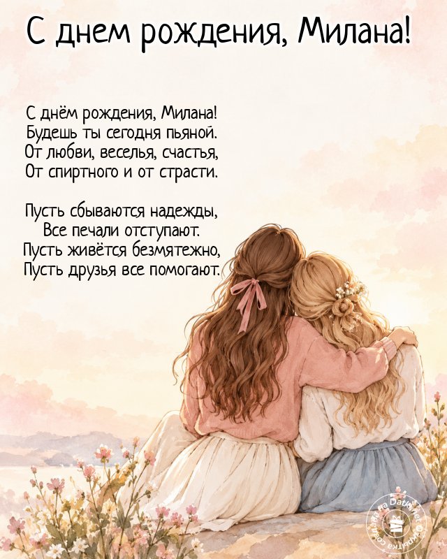 Открытка с днём рождения — веселья и радости