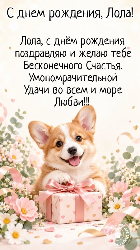 Открытка с днём рождения — веселья и радости