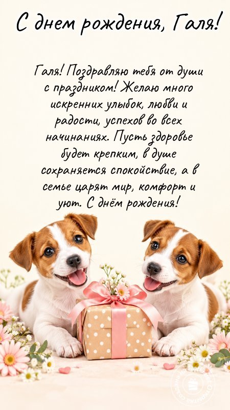 Открытка с днём рождения — только приятных сюрпризов