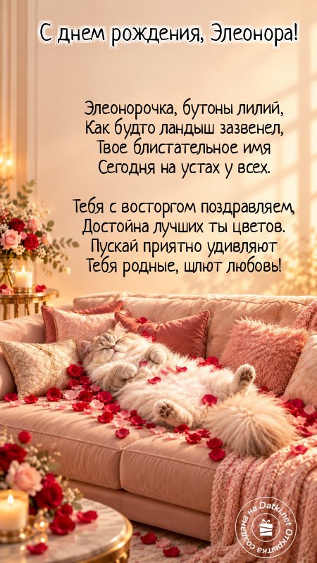 Картинка с днём рождения — теплые именинные поздравления