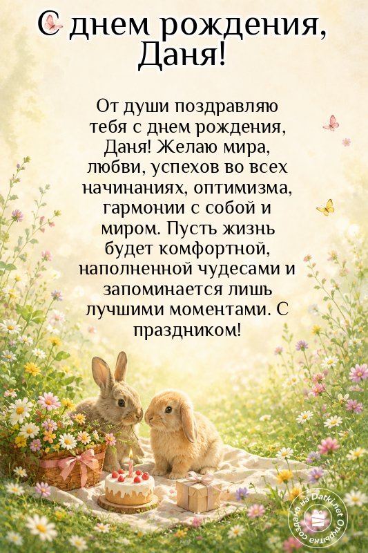 Изображение с днём рождения — пусть день запомнится