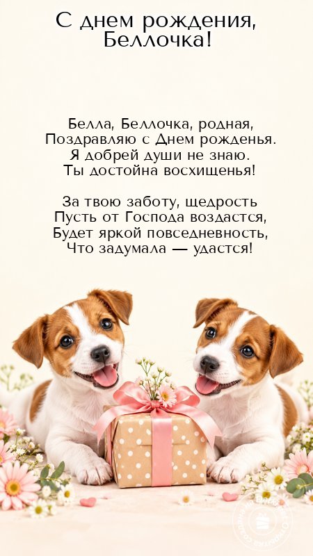 Открытка с днём рождения — с днюхой