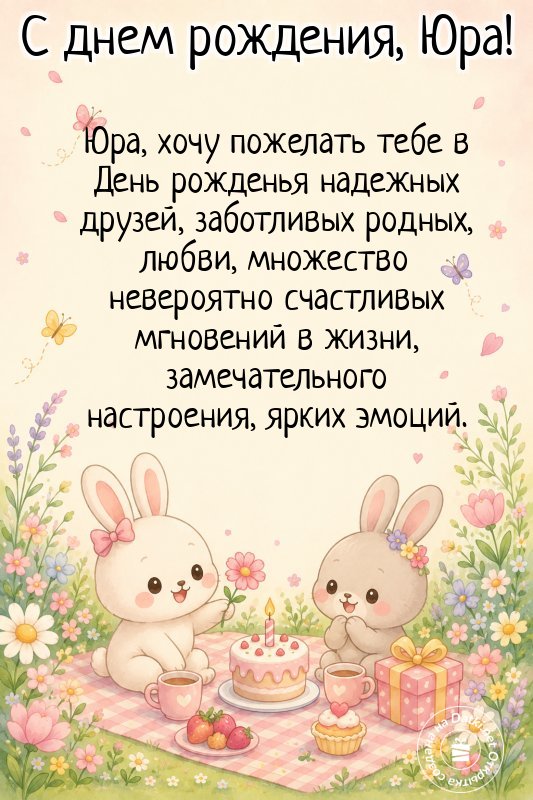 Картинка с днём рождения — с юбилеем
