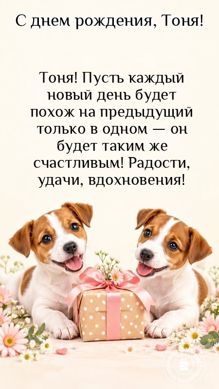 Открытка с днём рождения — с днюхой