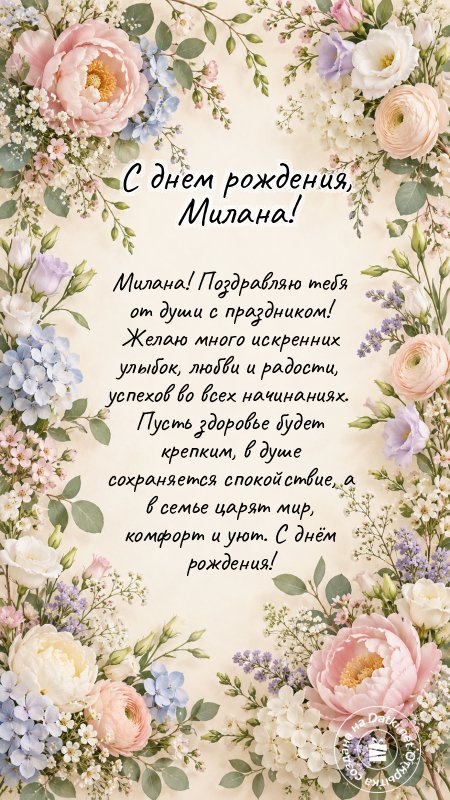 Изображение с днём рождения — теплые именинные поздравления